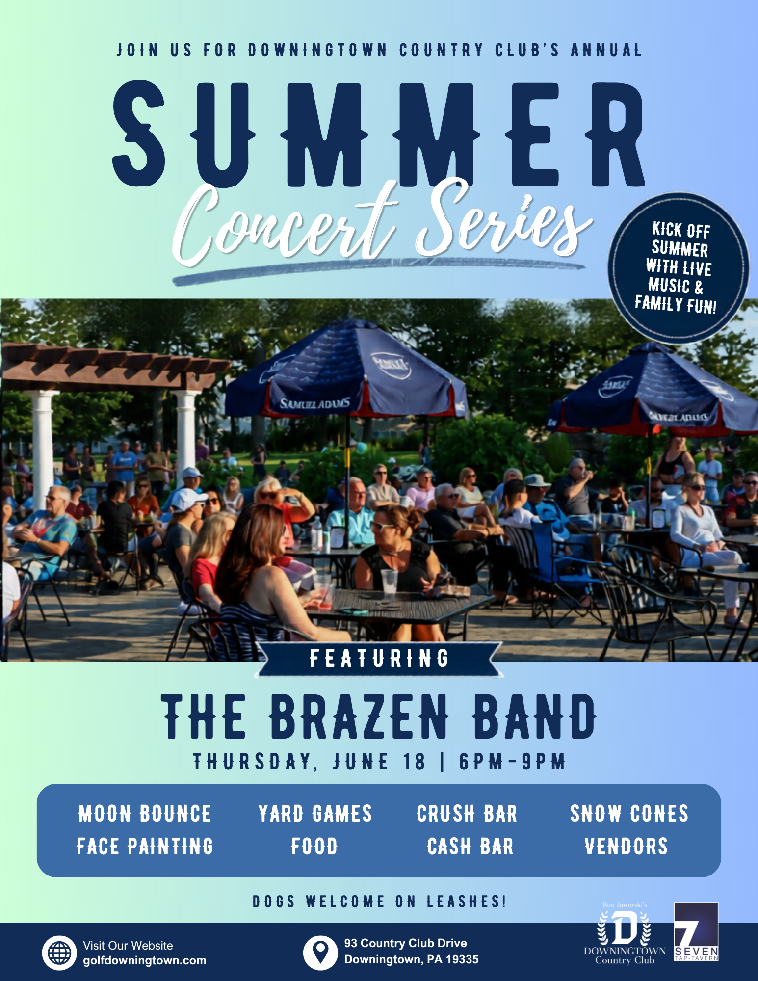 Summer Concert Series at downingtown Country Club